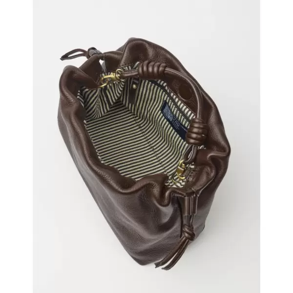 O My Bag - Kiki Midi, Chocolate Soft Grain Leather O My Bag - Kiki Midi, Chocolate Soft Grain Leather