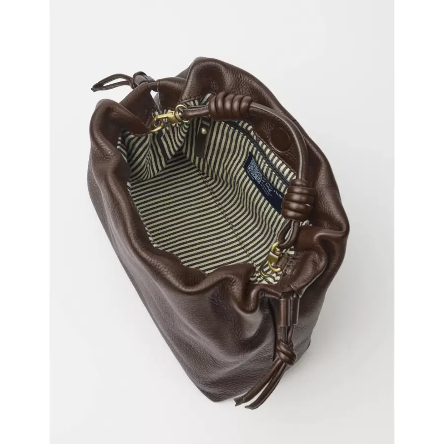 O My Bag - Kiki Midi, Chocolate Soft Grain Leather
