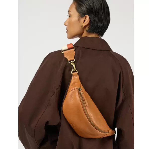 O My Bag - Niko Bum Bag, Wild Oak Soft Grain Leather