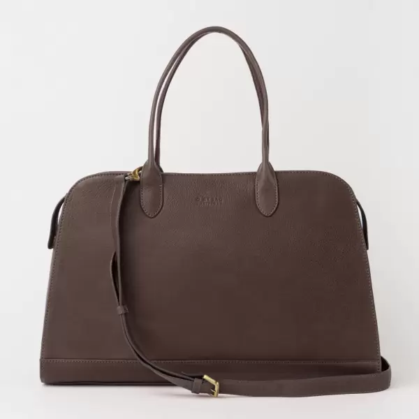 O My Bag - Alma 15"/16", Chocolate Soft Grain Leather O My Bag - Alma 15"/16", Chocolate Soft Grain Leather