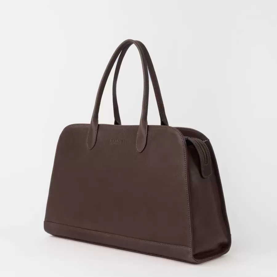 O My Bag - Alma 15"/16", Chocolate Soft Grain Leather