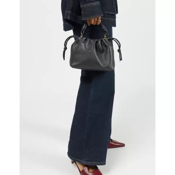 O My Bag - Kiki Mini, Black Soft Grain Leather