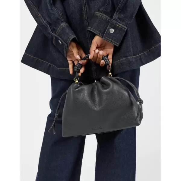 O My Bag - Kiki Mini, Black Soft Grain Leather