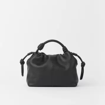 O My Bag - Kiki Mini, Black Soft Grain Leather