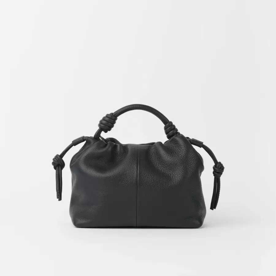 O My Bag - Kiki Mini, Black Soft Grain Leather