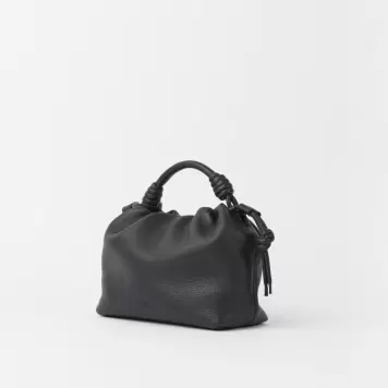 O My Bag - Kiki Mini, Black Soft Grain Leather O My Bag - Kiki Mini, Black Soft Grain Leather