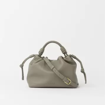 O My Bag - Kiki Mini, Dark Clay Soft Grain Leather