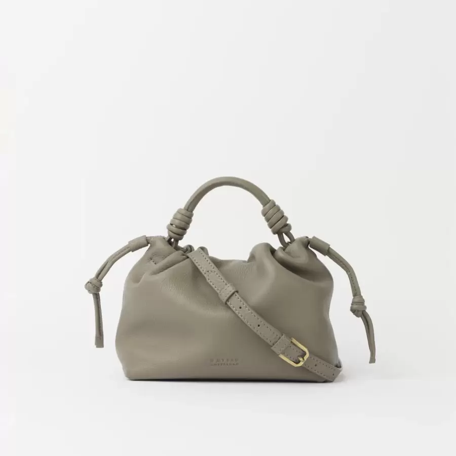 O My Bag - Kiki Mini, Dark Clay Soft Grain Leather