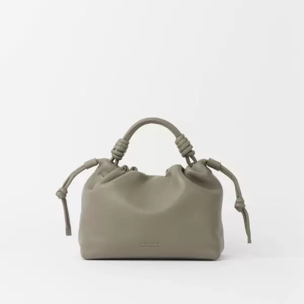 O My Bag - Kiki Mini, Dark Clay Soft Grain Leather