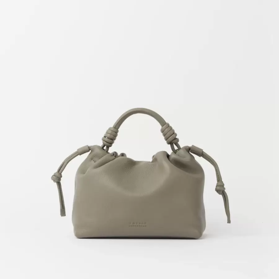 O My Bag - Kiki Mini, Dark Clay Soft Grain Leather