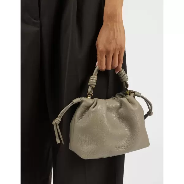 O My Bag - Kiki Mini, Dark Clay Soft Grain Leather
