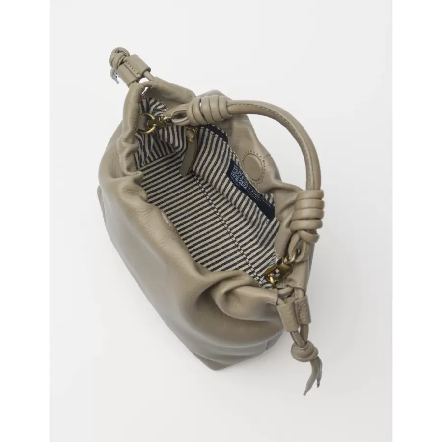 O My Bag - Kiki Mini, Dark Clay Soft Grain Leather