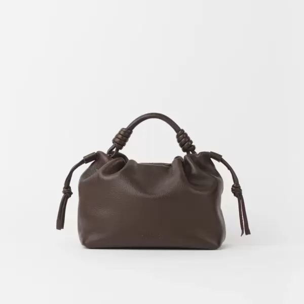 O My Bag - Kiki Mini, Dark Chocolate Soft Grain Leather O My Bag - Kiki Mini, Dark Chocolate Soft Grain Leather