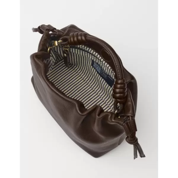 O My Bag - Kiki Mini, Dark Chocolate Soft Grain Leather O My Bag - Kiki Mini, Dark Chocolate Soft Grain Leather