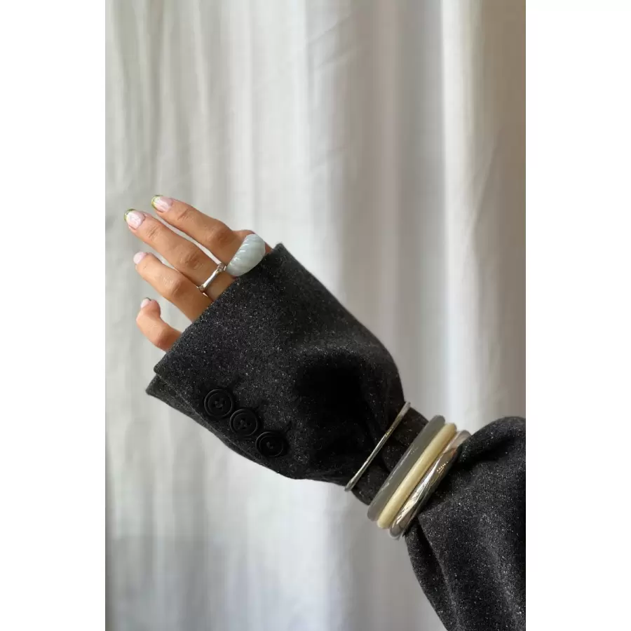 Pico - Armbånd Ray, Silverplated 4 mm.