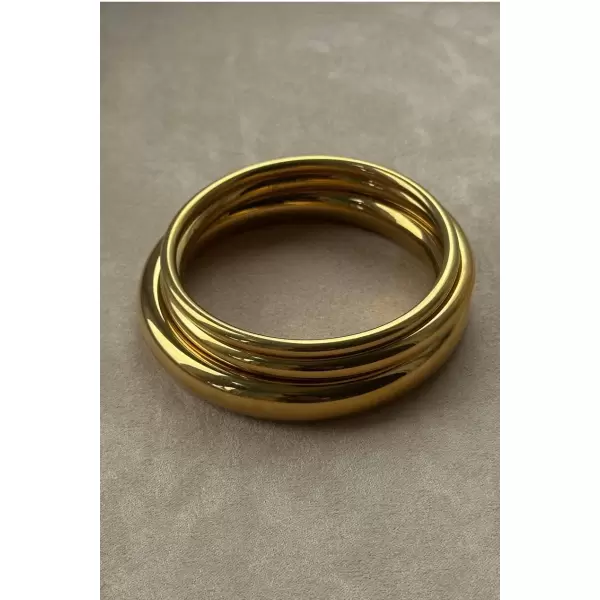 Pico - Ray Armbånd, Goldplated 4 mm.