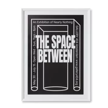 HK living - Indrammet plakat, Between Space 87*118 - Hent selv HK living - Indrammet plakat, Between Space 87*118 - Hent selv