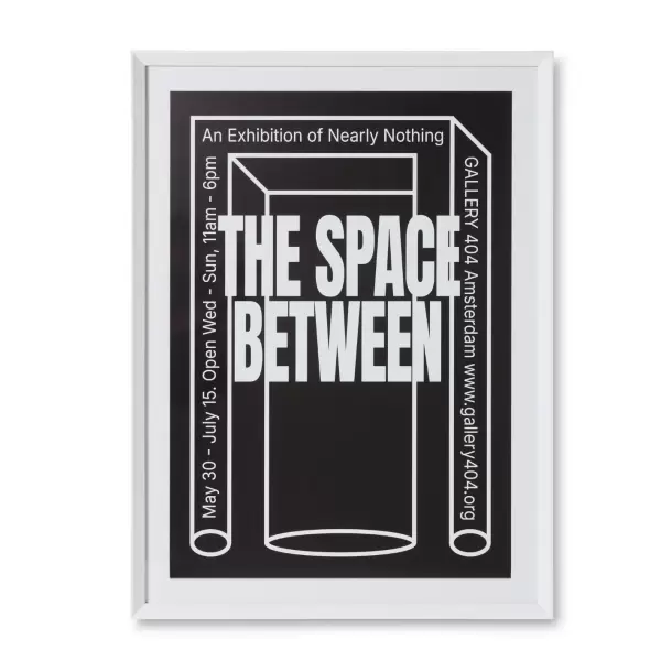 HK living - Indrammet plakat, Between Space 87*118 - Hent selv HK living - Indrammet plakat, Between Space 87*118 - Hent selv