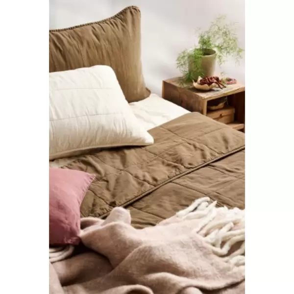 Ib Laursen - Quiltet Pudebetræk t/Gavlpude, Butter Cream 50*90