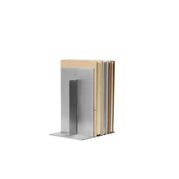 Ferm Living - Bogstøtter Lager, Aluminium 2 stk.
