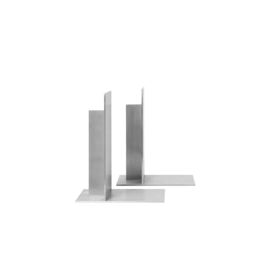 Ferm Living - Bogstøtter Lager, Aluminium 2 stk.